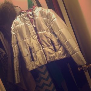 ⛄️ ❄️ Silver Puffer Lightweight Puffer Coat ❄️ ⛄️